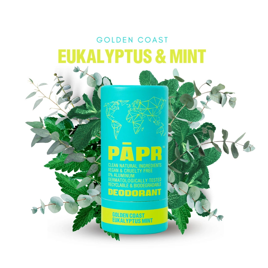 Zero Waste Deodorant Stick - Golden Coast Eucalyptus & Mint