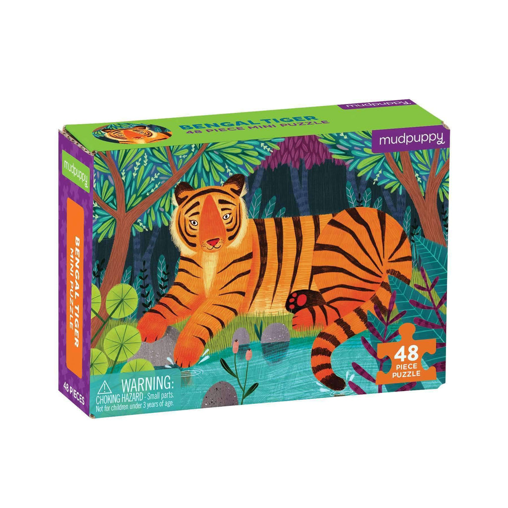 Mini Kids 48 Piece Puzzle Bengal Tiger