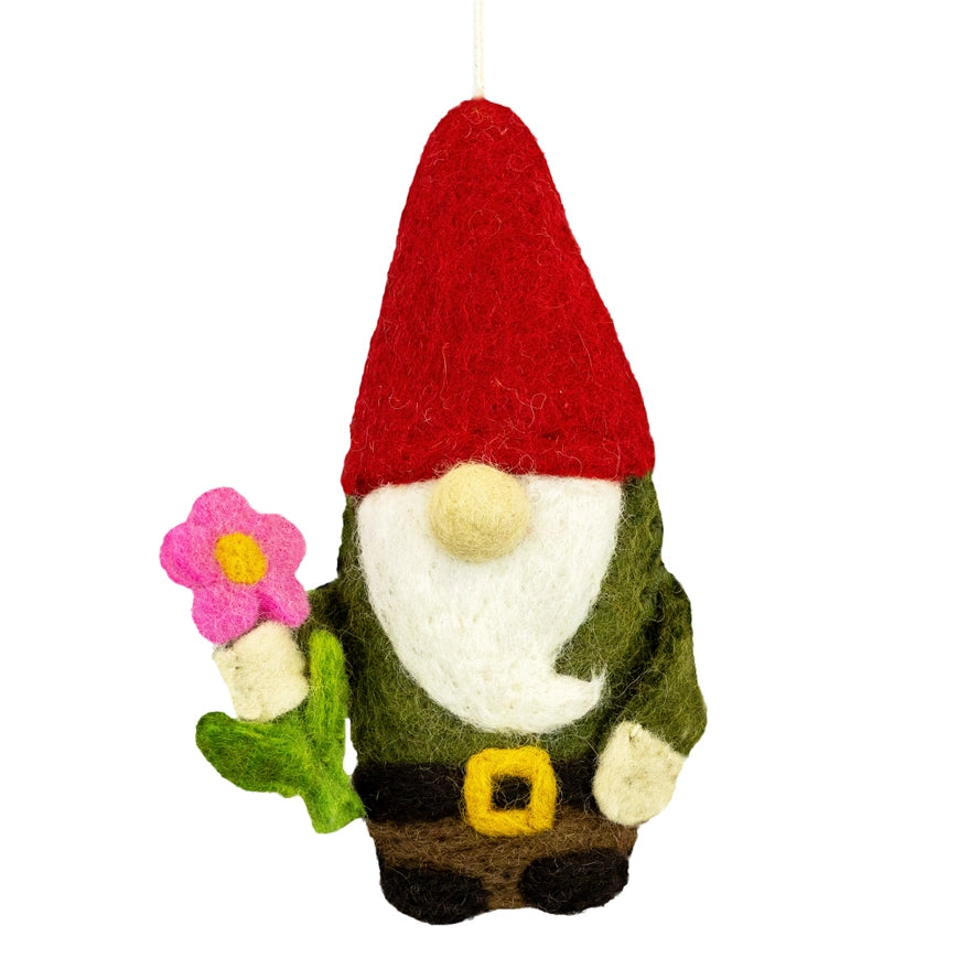 dZi Handmade Fair Trade Handcrafted Ornament - Forest Gnome