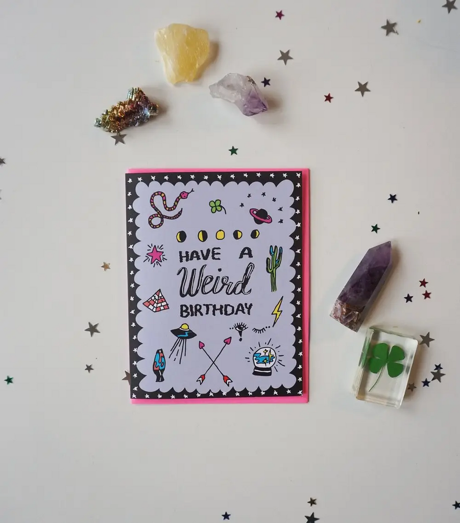 Ash + Chess Greeting Card - Weird Birthday