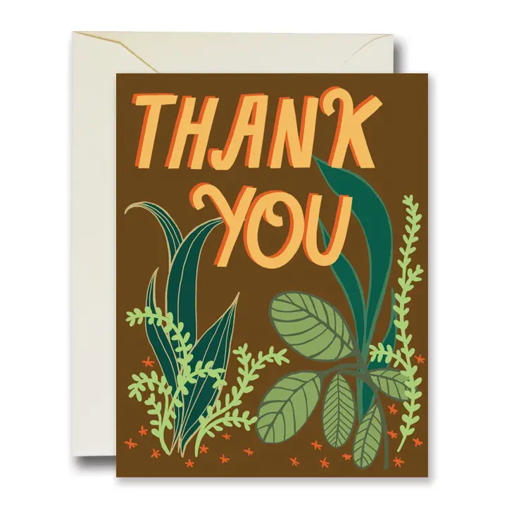The Rainbow Vision Card - Thank You Greenery