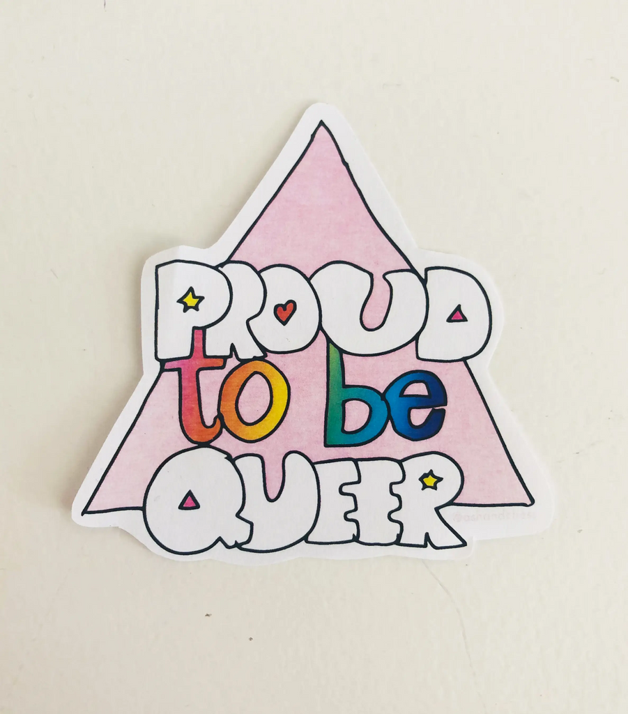 Ash + Chess Sticker - Proud to Be Queer