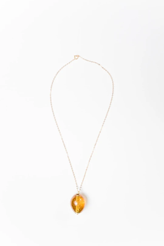 Abby Alley Glass Egg Necklace