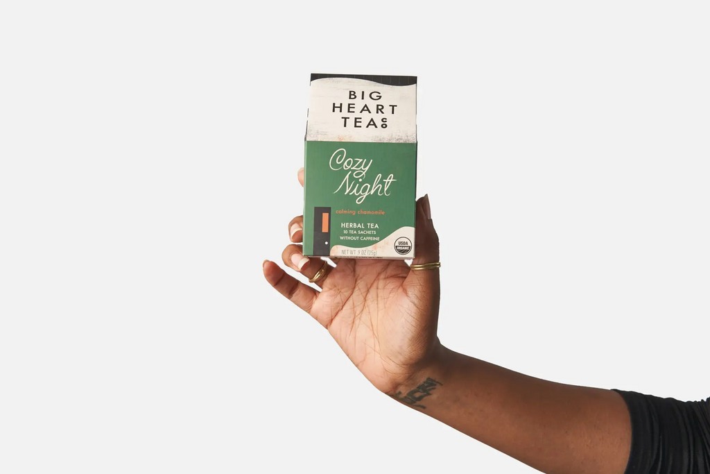 Big Heart Tea Cozy Night