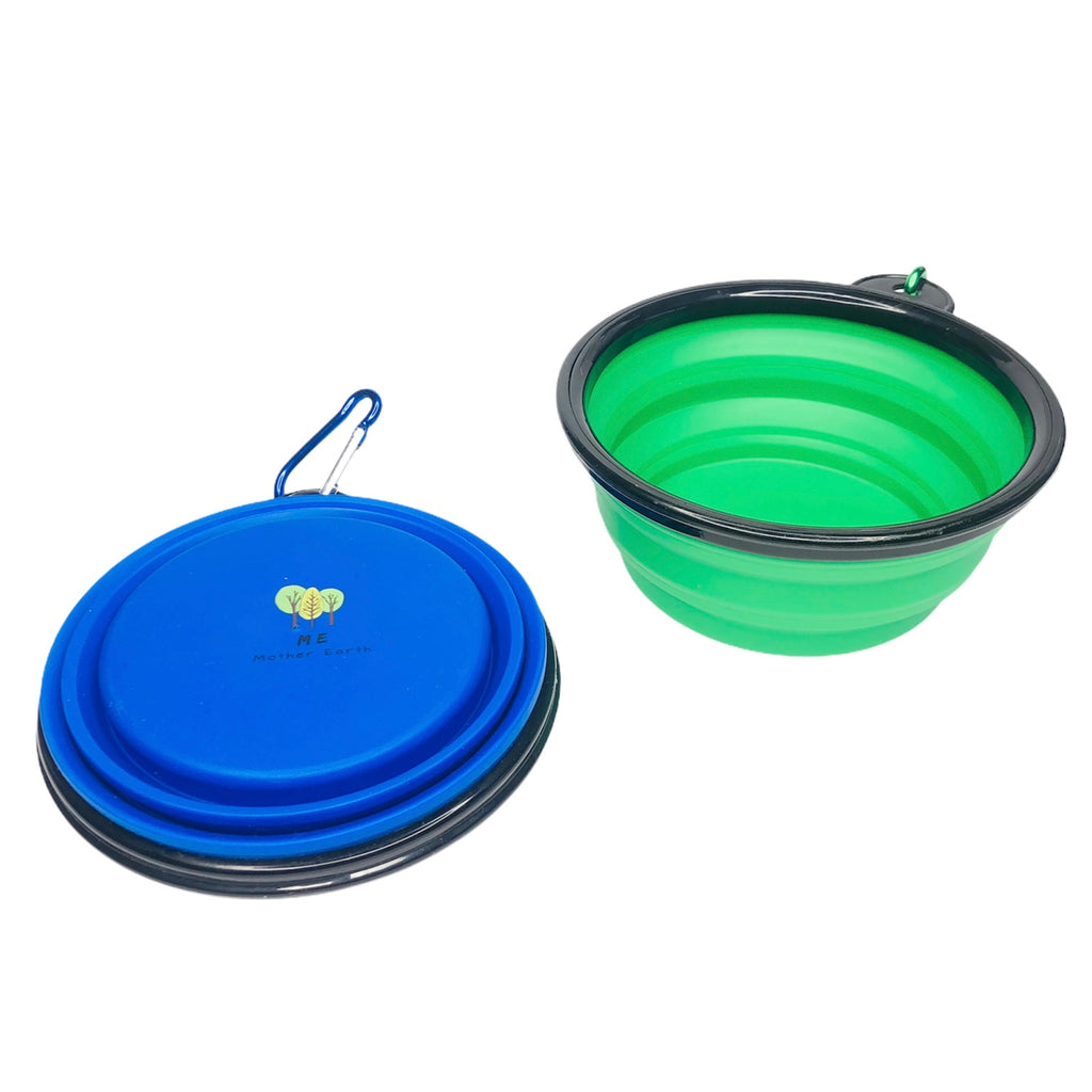 Me.Mother Earth Reusable Small Collapsible Silicone Dog Bowl