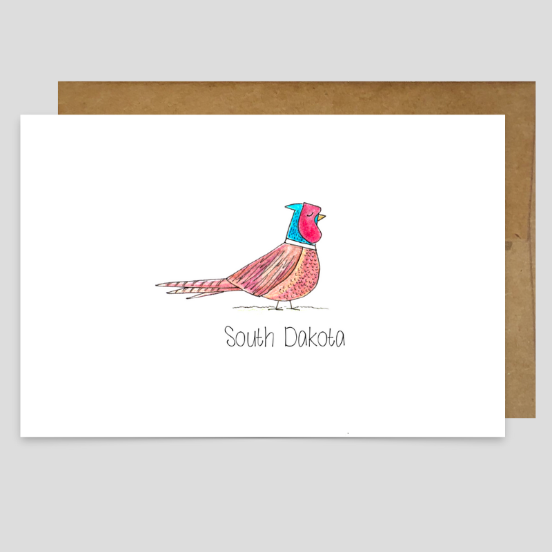 Kevin & Kaia Greeting Card - Pheasant