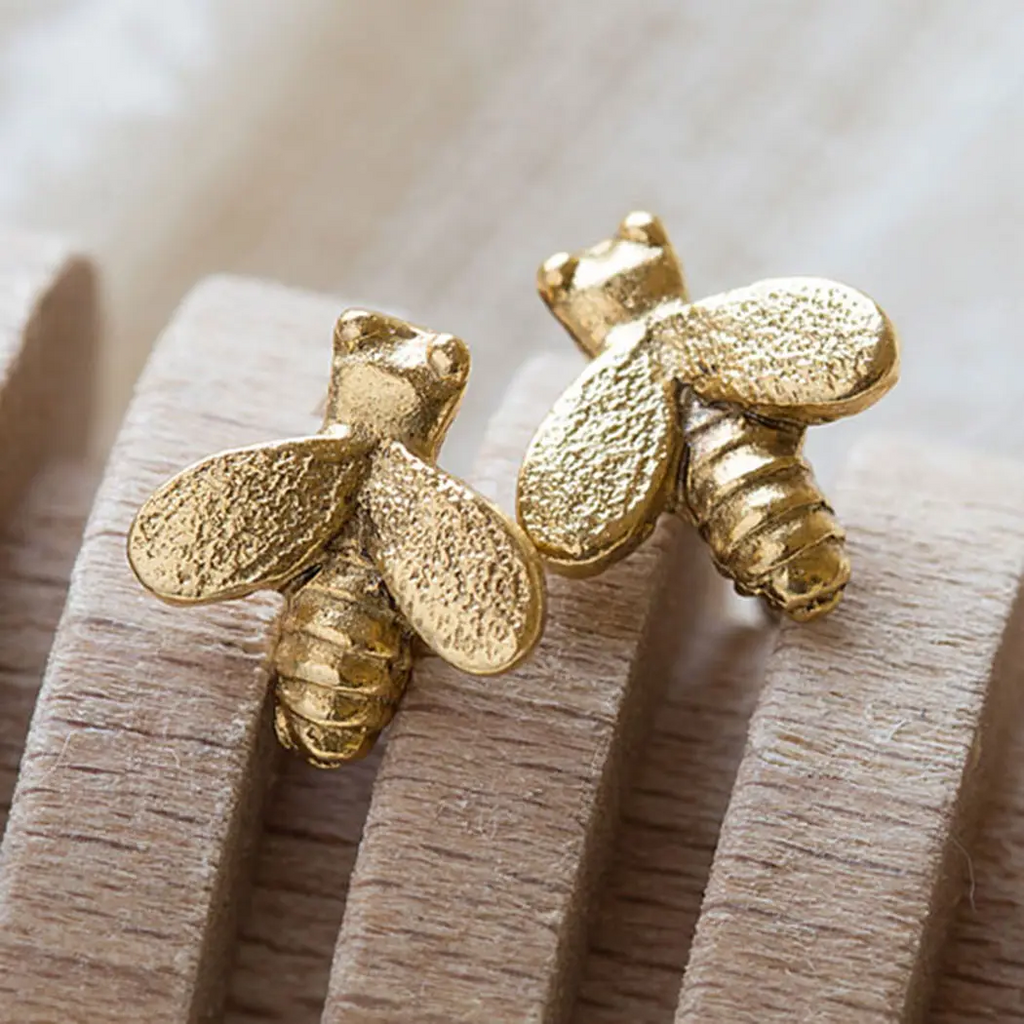 Amano Studio Tiny Honey Bee Stud Earrings