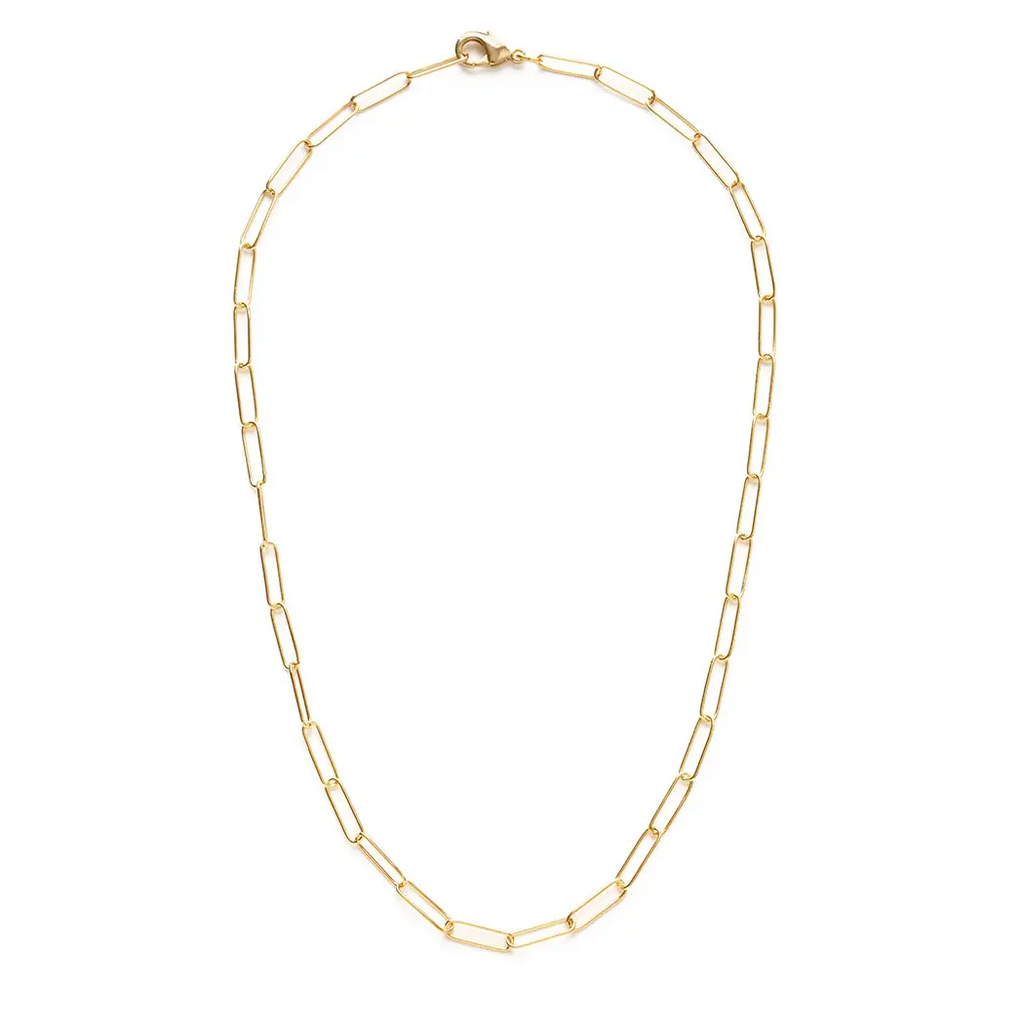 Amano Studio Adjustable Paperclip Chain Necklace - Minimalist Jewelry