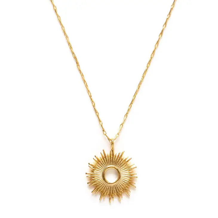 Amano Studio Gold Sunburst Necklace