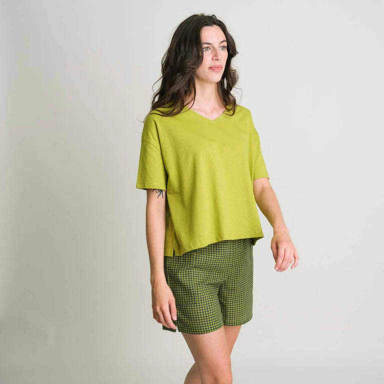 Bibico Lola Boxy T in 100% Organic Cotton Pistachio