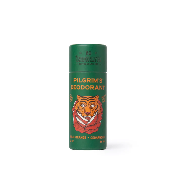 Brooklyn Grooming Pilgrim's Vegan Baking Soda Free Wild Orange and Cedarwood Deodorant