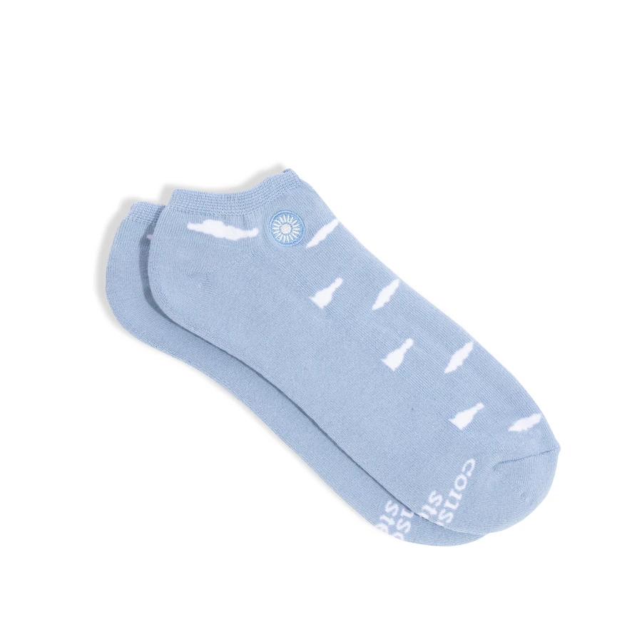 Conscious Step Socks that Support Mental Health - Clouds Ankle