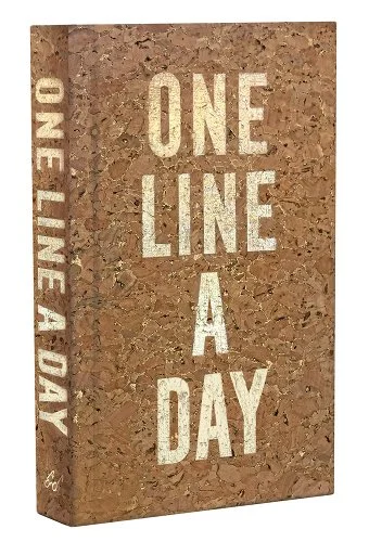 Cork One Line a Day: A Five-Year Memory Book Mindfulness Journal
