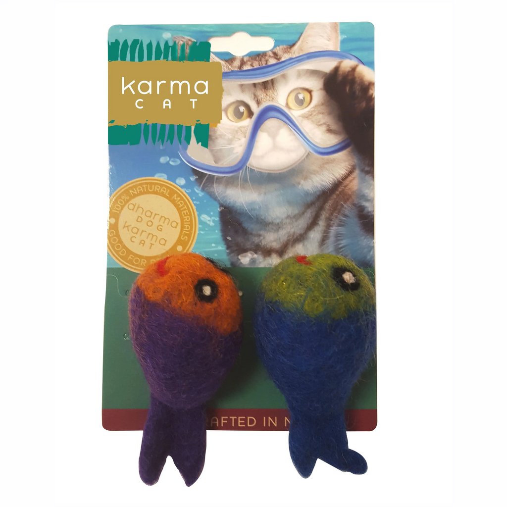 Dharma Dog Karma Cat Wool Lanolin Pet Toy Set