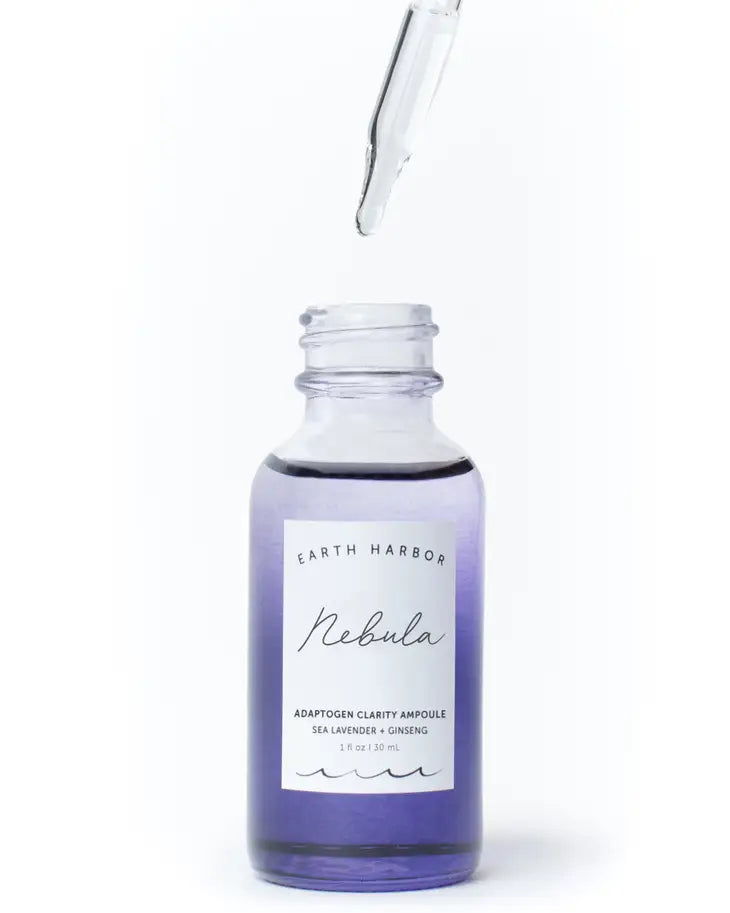 Earth Harbor Naturals Clarity Elixir: Sea Lavender + Ginseng Adaptogen Clarity Ampoule