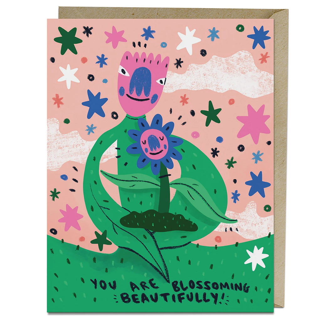 Em & Friends Barry Lee Blossoming Beautifully Greeting Card