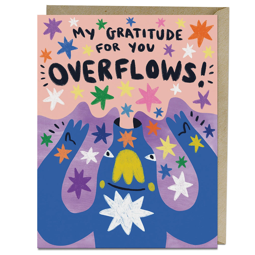 Em & Friends Barry Lee My Love for You Overflows Greeting Card