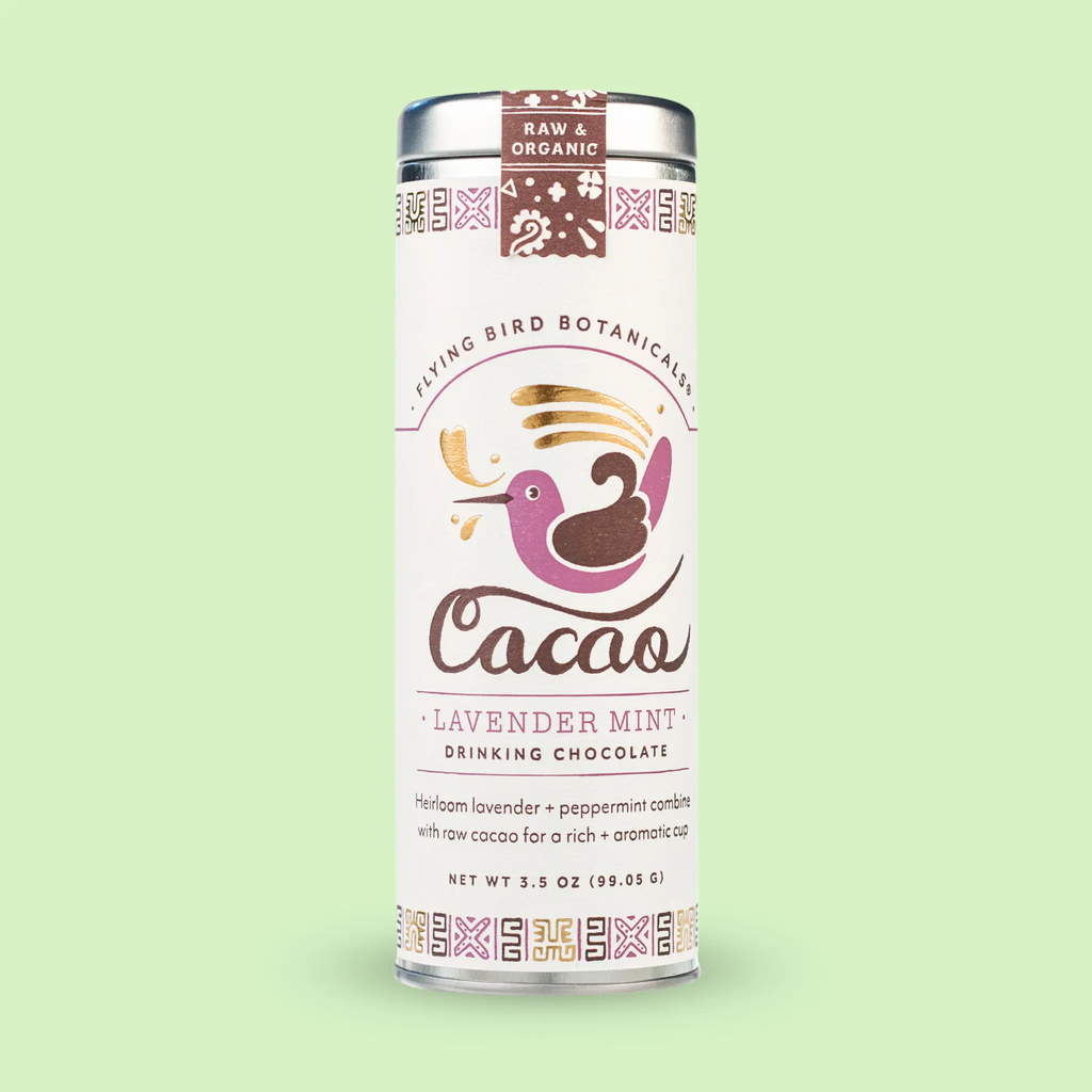 Flying Bird Botanicals Fair Trade Vegan Dairy-Free Lavender Mint Cacao