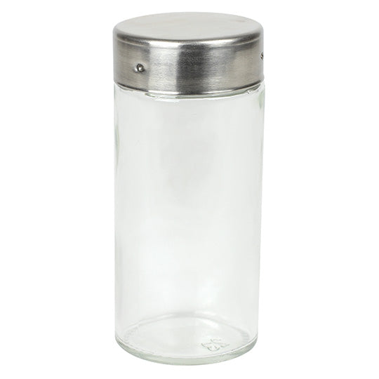 Glass Spice Jar with Metal Screw Cap