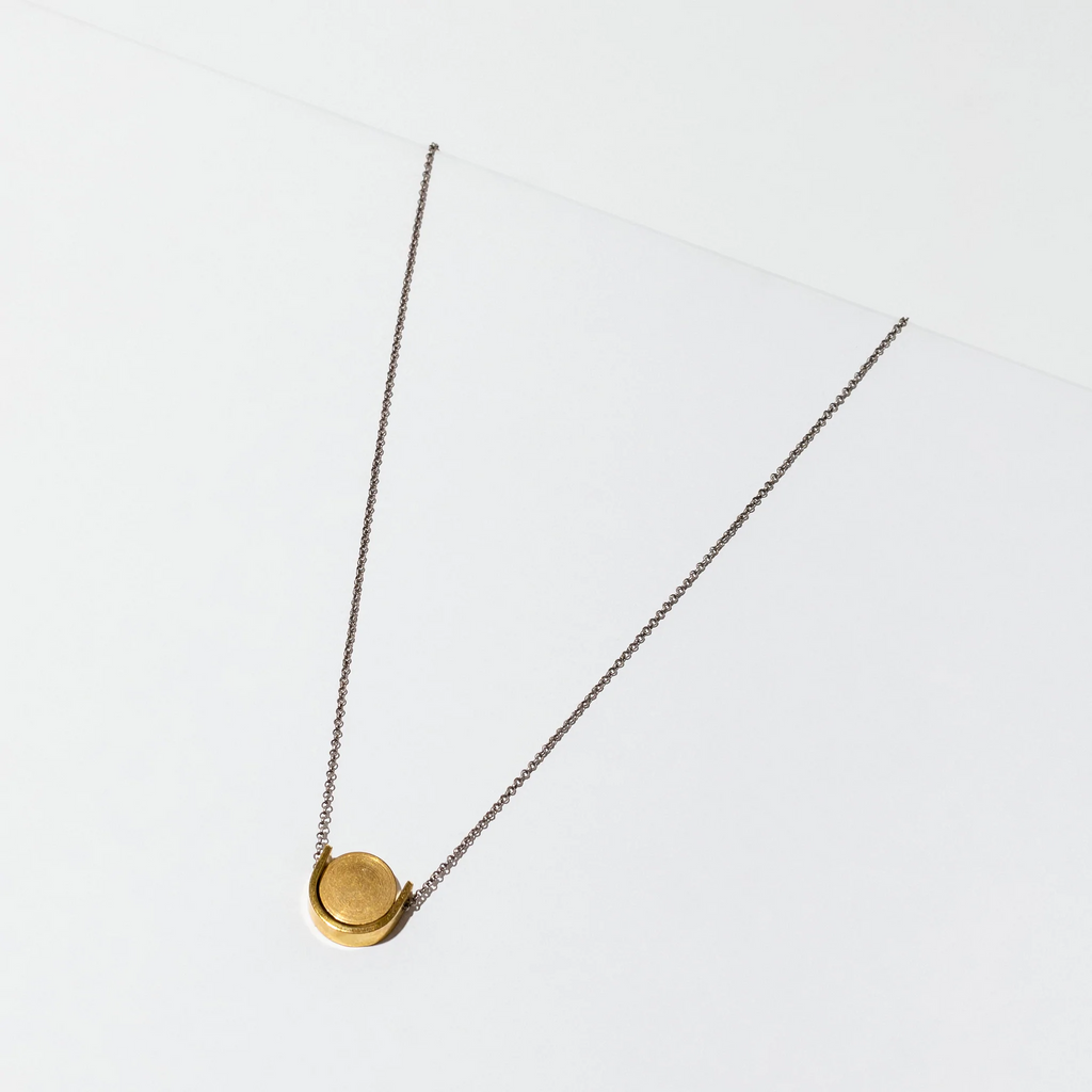 Larissa Loden Jewelry Brass Le Necklace