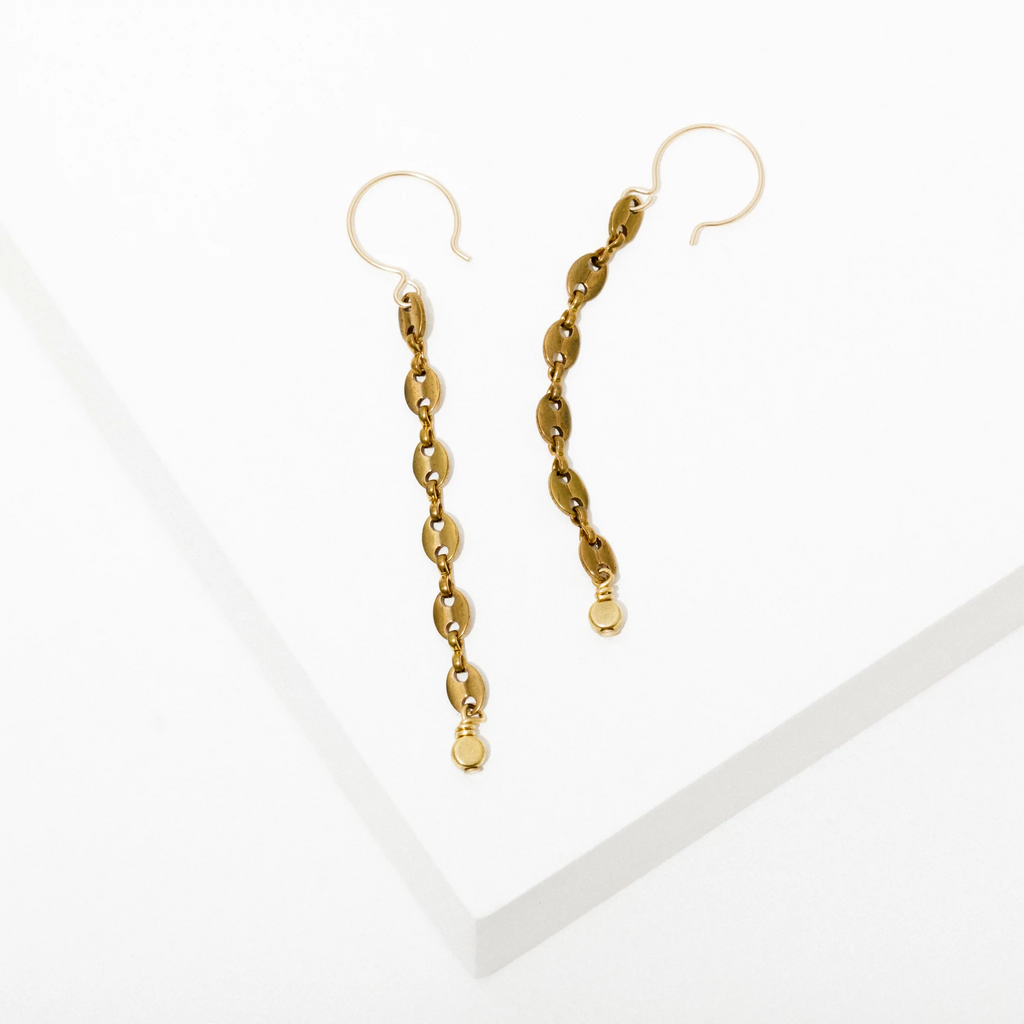 Larissa Loden Jewelry Gold Aidy Earrings Inspired by Aidy Bryant