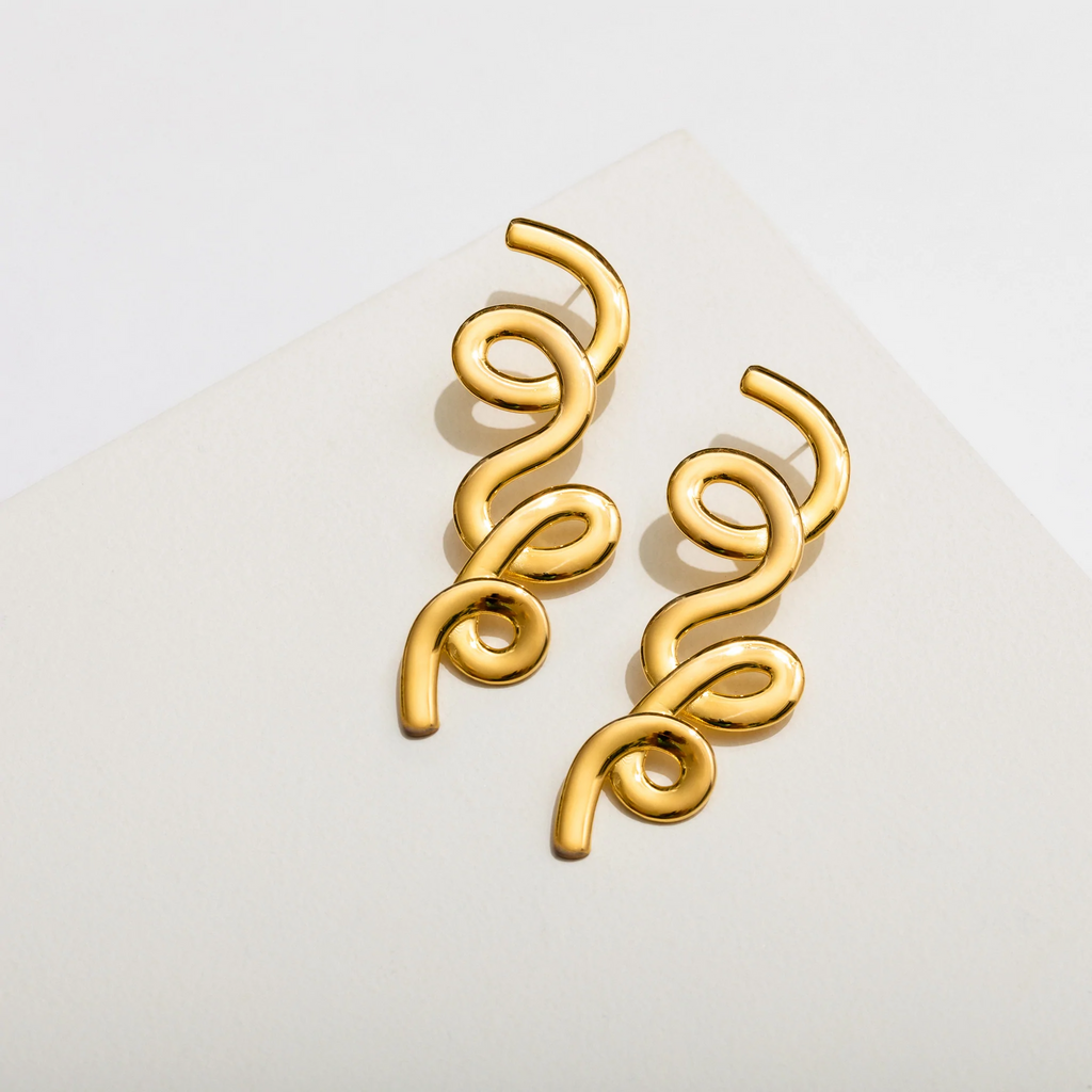 Larissa Loden Jewelry Gold Bourgeois Earrings Louise Joséphine Bourgeois