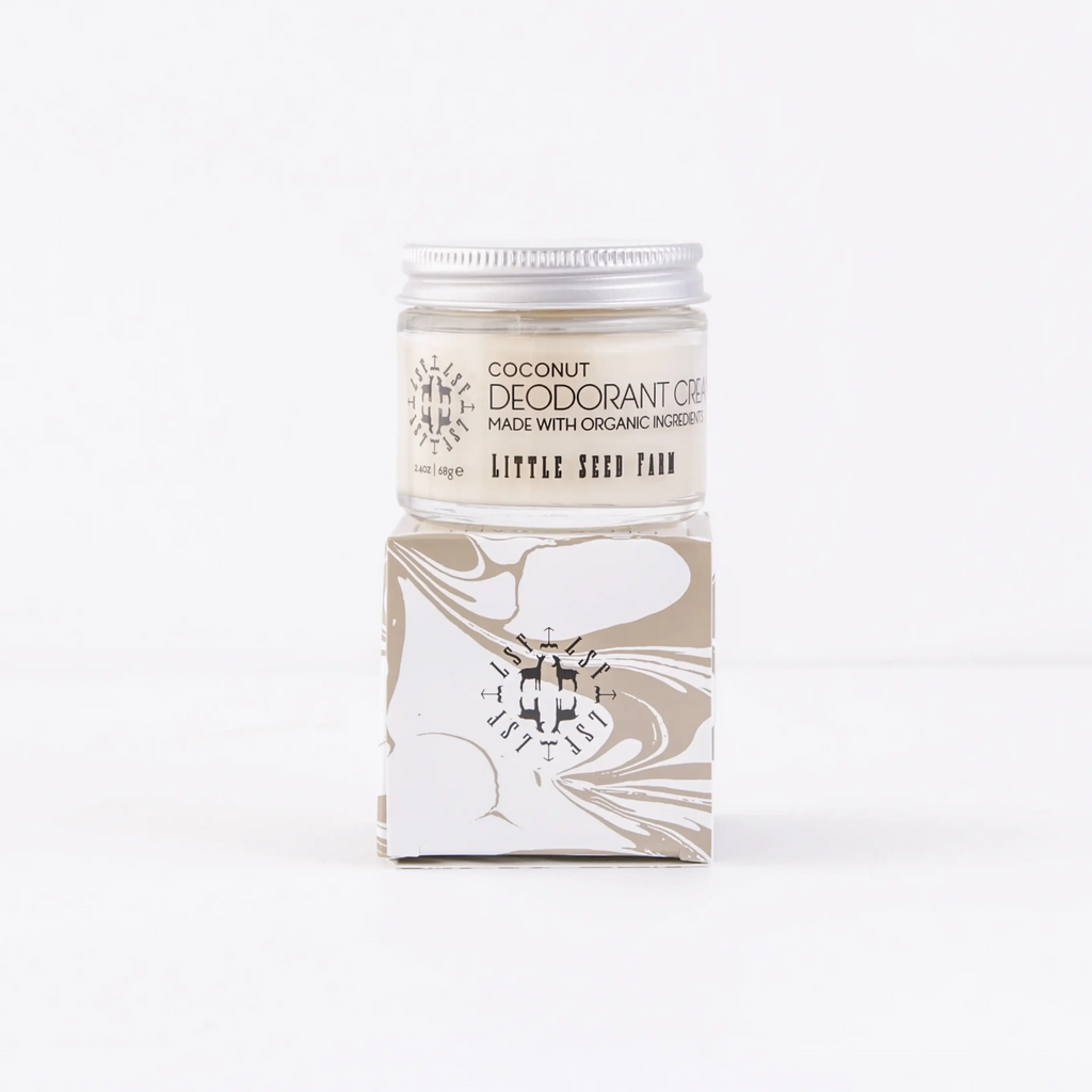 Little Seed Farm Natural Aluminum Free Organic Plastic Free Coconut Deodorant Cream