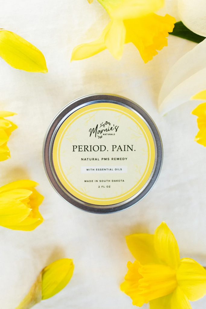 Marnie's Naturals Period. Pain. Natural Menstrual Cramp Relief Balm