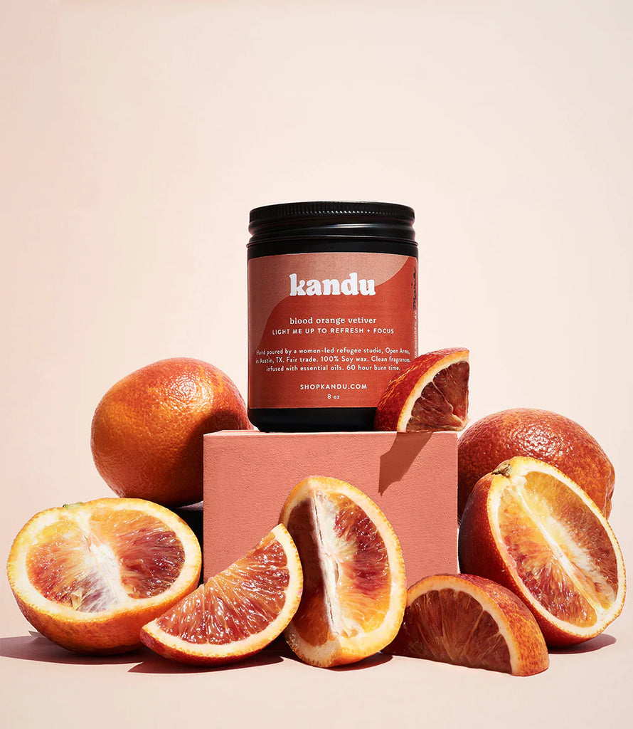 Matr Boomie Kandu Blood Orange Vetiver Natural Soy Wax Candle