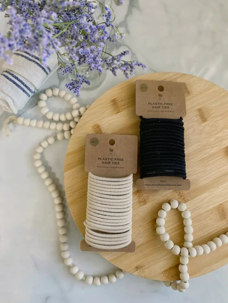 Me.Mother Earth Biodegradeable Natural Rubber Plastic-Free Hair Ties 