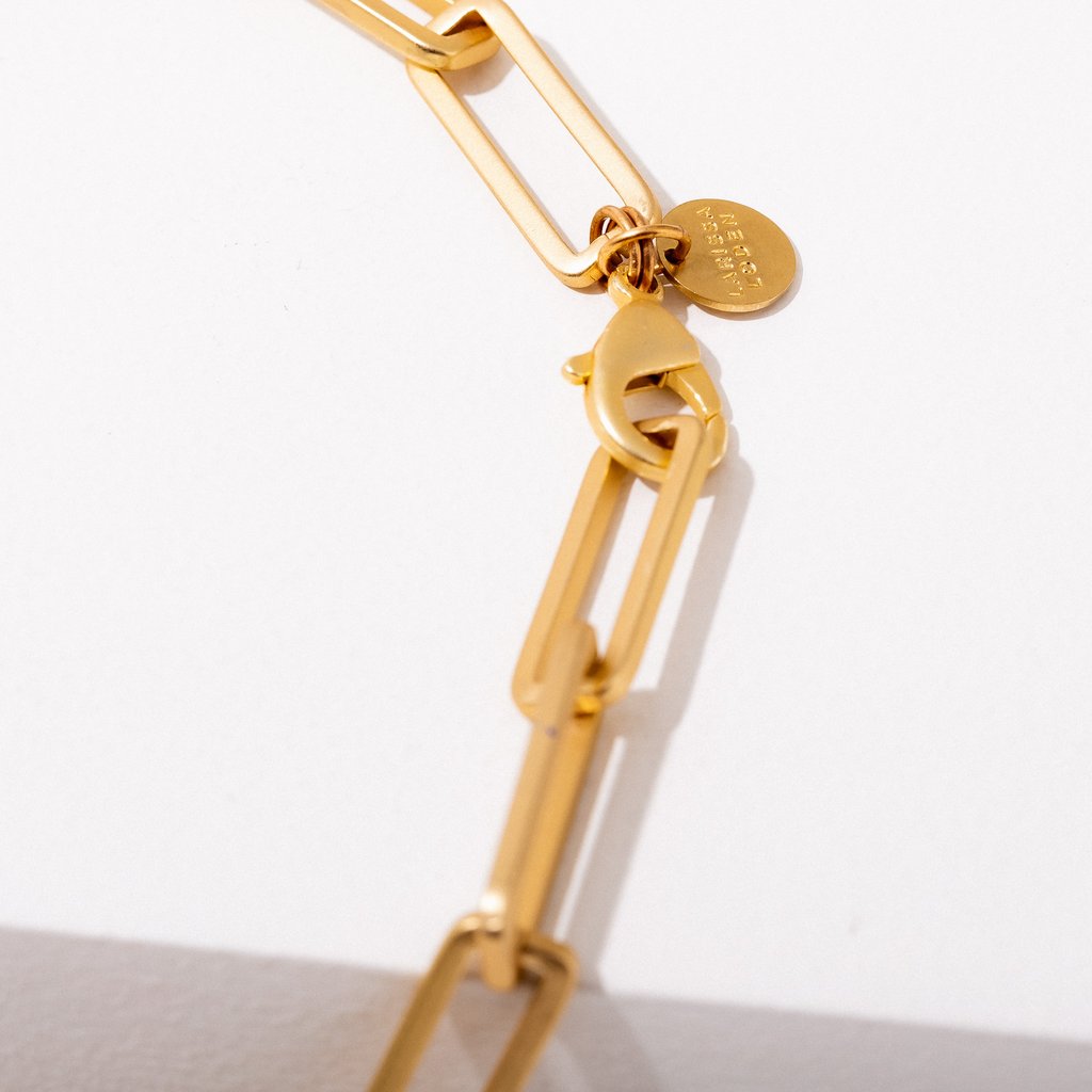 Larissa Loden - Jonathan Van Ness Necklace - Paperclip Chain