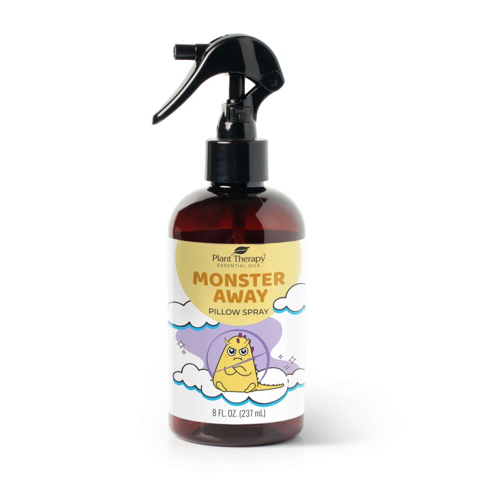 Plant Therapy Aromatherapy Sleep Support Kids Monster Away Essential Oil Blend Spray 