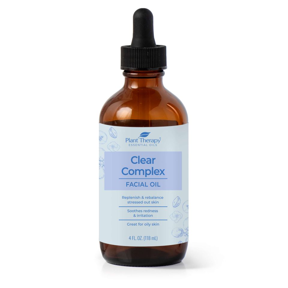 Plant Therapy Clear Complex Soothing, Nourishing, and Rebalancing Vitamin E Facial Oil