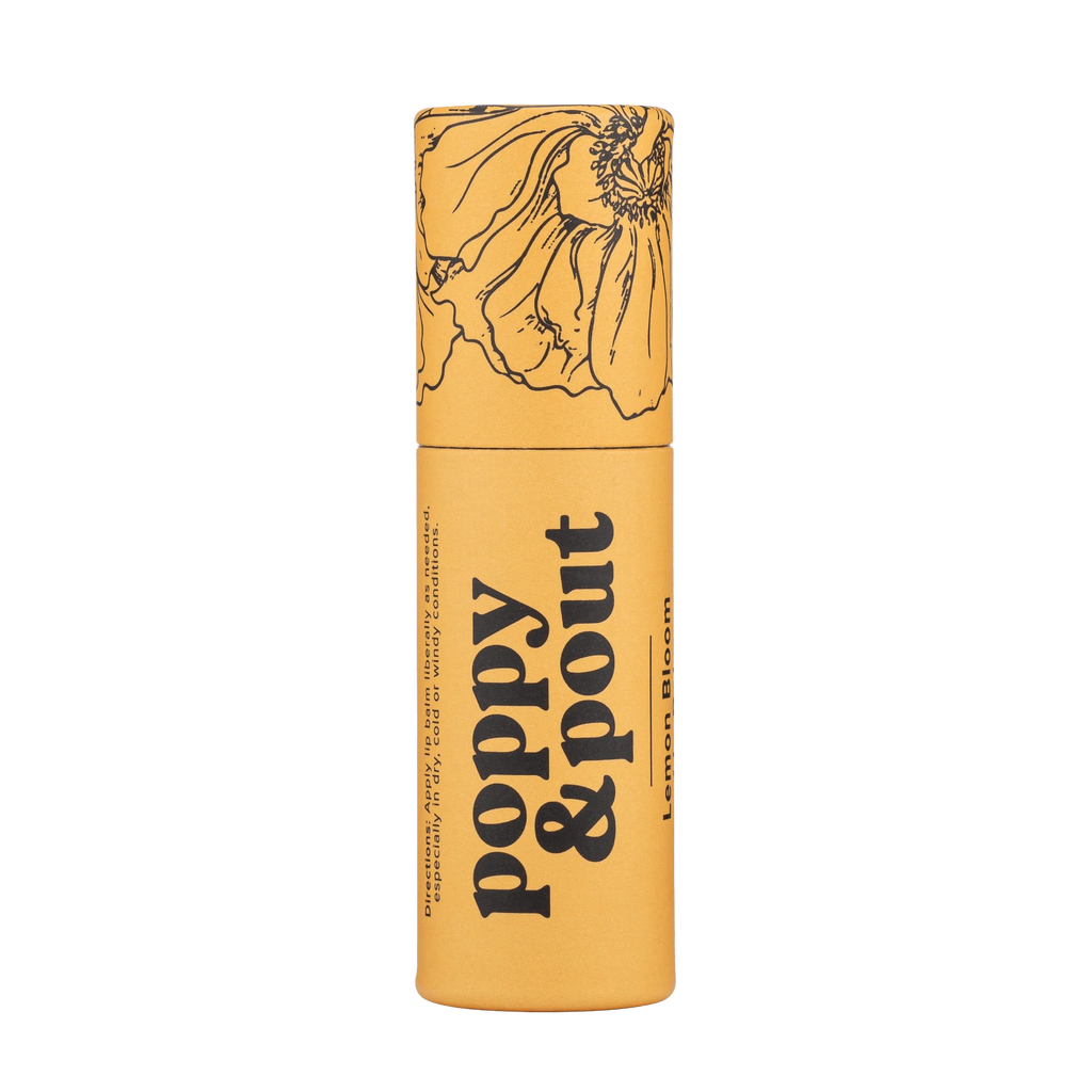 Poppy & Pout Natural, Cruelty-Free Lemon Bloom Lip Balm