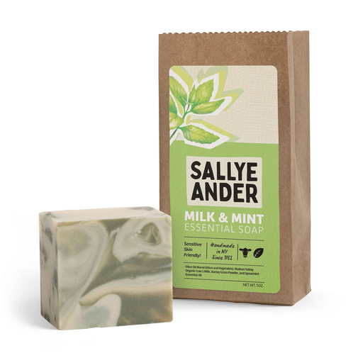SallyeAnder Refreshing Moisturizing Uplifting Milk and Mint Essential Soap