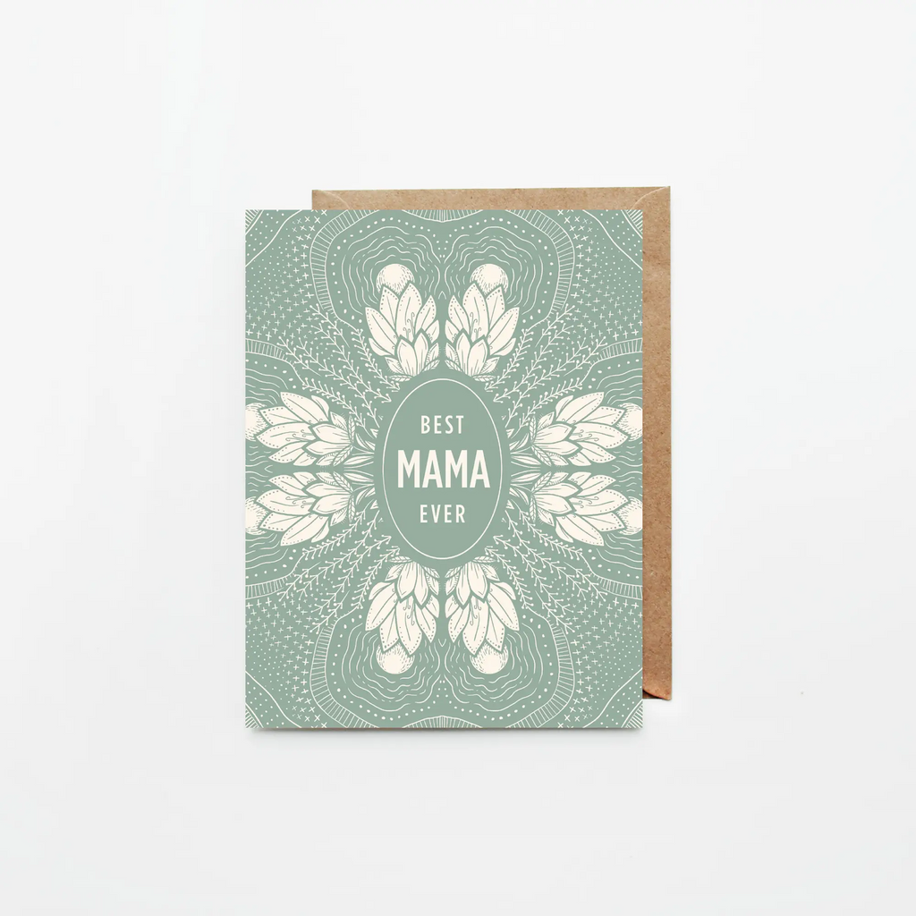 Slow North Mother's Day Greeting Card Best Mama Ever