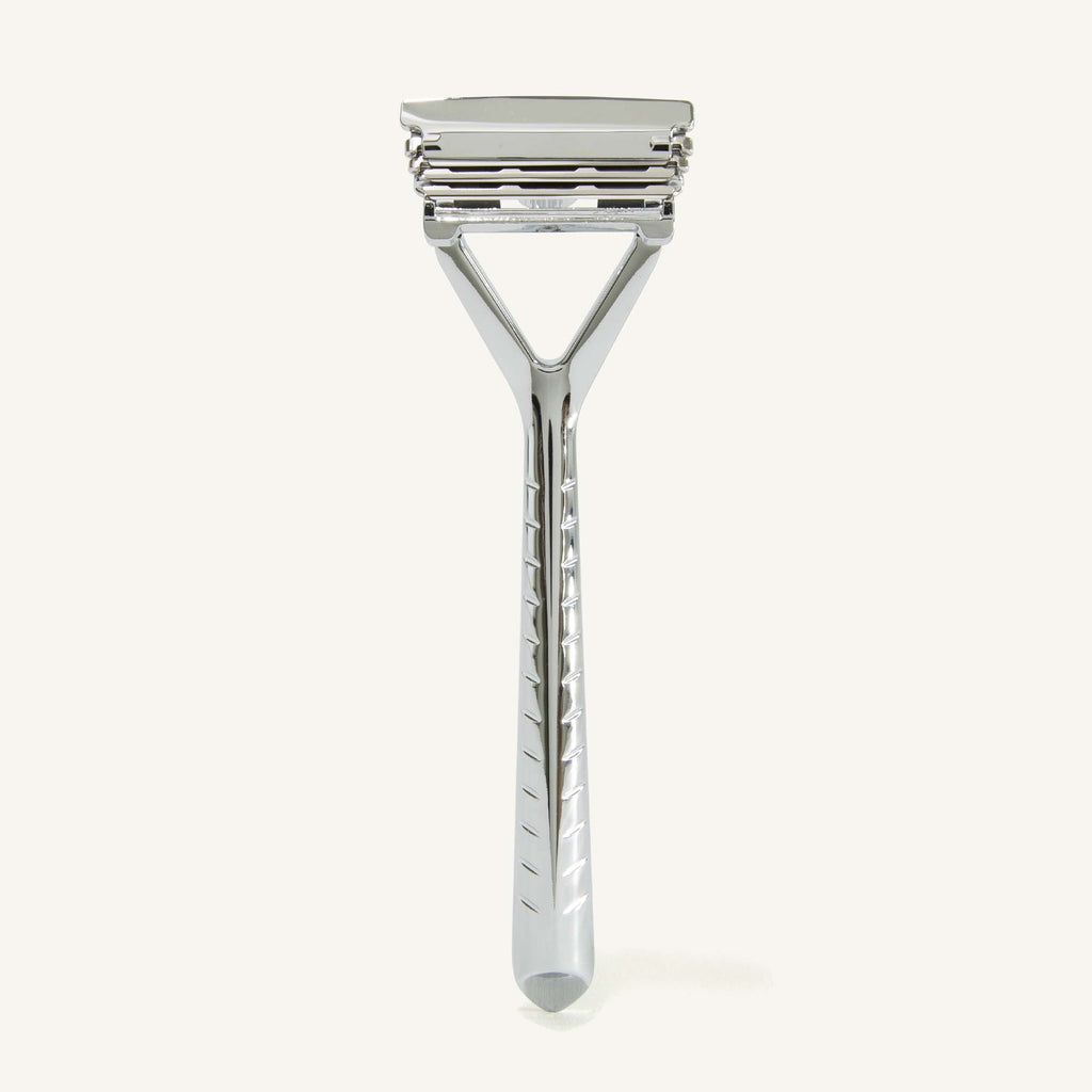 Leaf Shave Reuasable Customizable Metal 3 Blade Shaving Razor