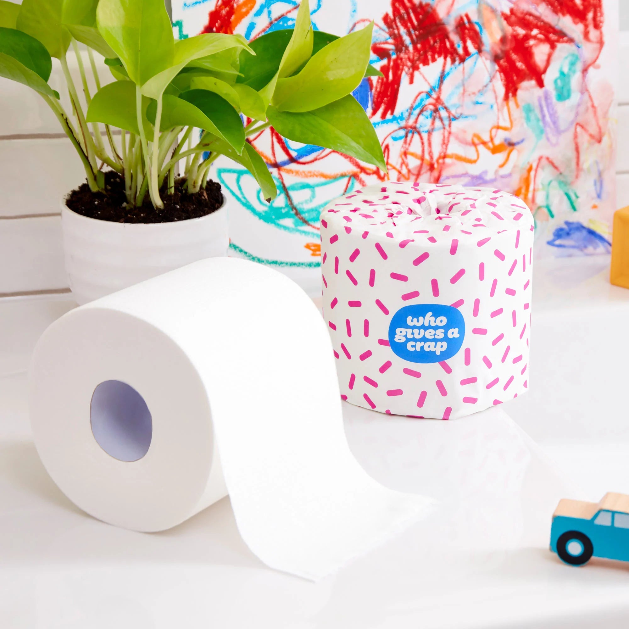 100% Recycled Paper Towels - 6 Double Length Rolls - Who Gives A Crap Paper Towels