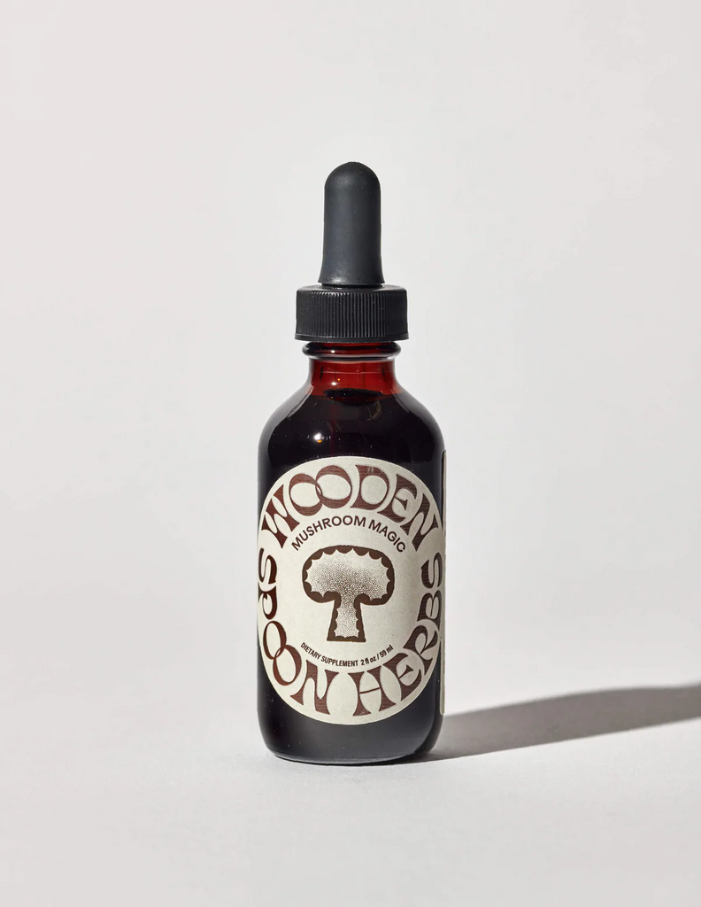 Wooden Spoon Herbs Mushroom Magic Immune Support Balance Energy Supplement Tincture