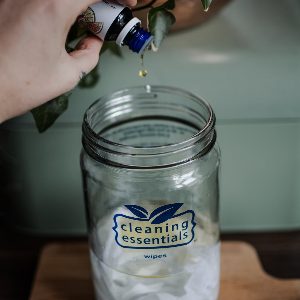 Cleaning Essentials - 32 oz Wet Wipes Container