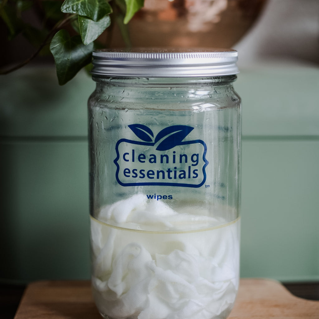 Cleaning Essentials - 32 oz Wet Wipes Container