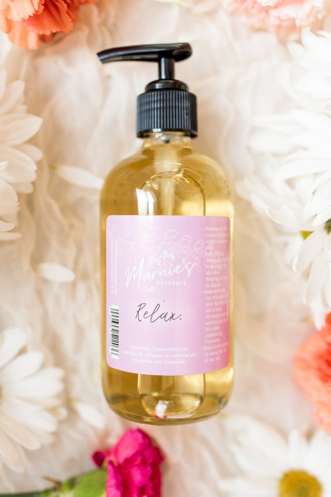 Marnie's Naturals Body Oil - Relax.