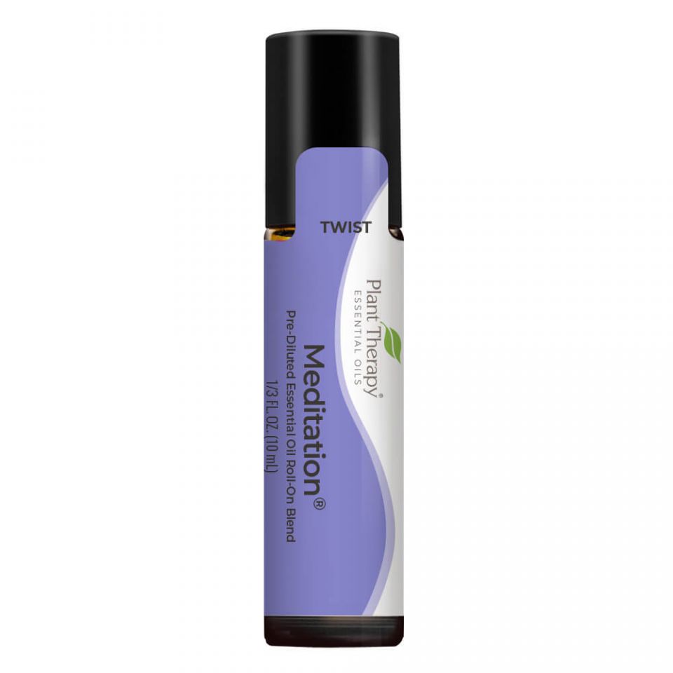 Plant Therapy Aromatherapy Meditation Essential Oil Pre-Diluted Roll-on
