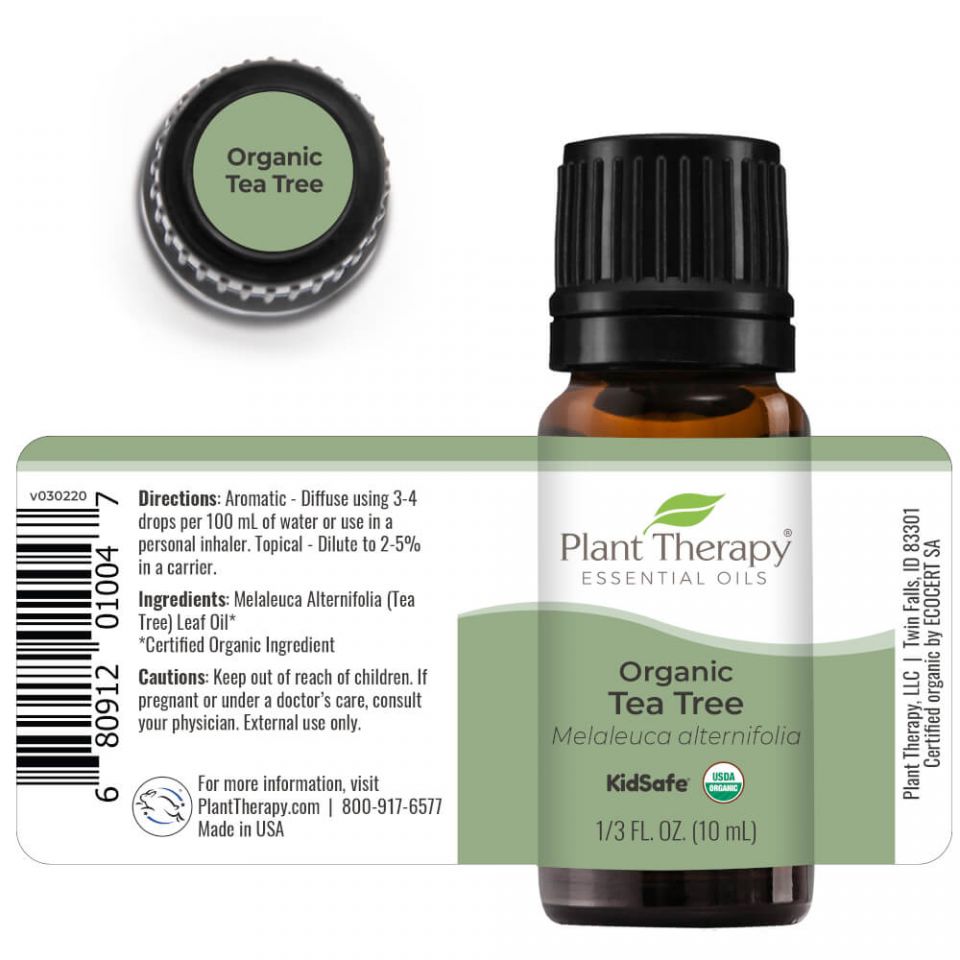 Plant Therapy - Aromatherapy Organic Tea Tree Essential Oil