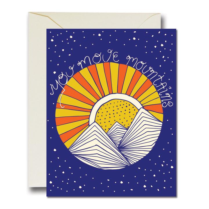 The Rainbow Vision Greeting Card - You Move Mountains